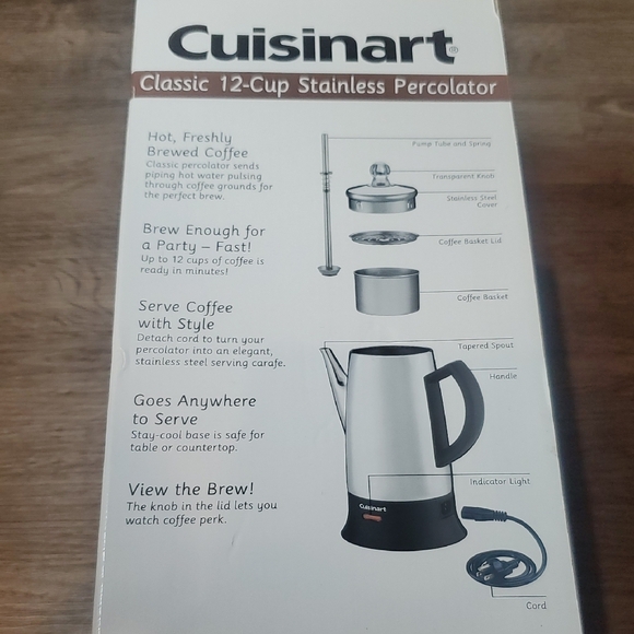 ✳️NIB 12 CUP PERCOLATOR - Picture 3 of 9